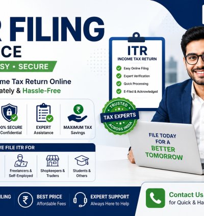 ITR Filing Service – Fast & Easy Income Tax Return Filing
