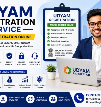 Udyam Registration Service – MSME Registration Online
