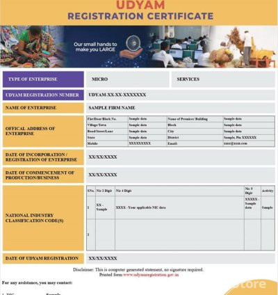 Udyam (MSME) Registration Service